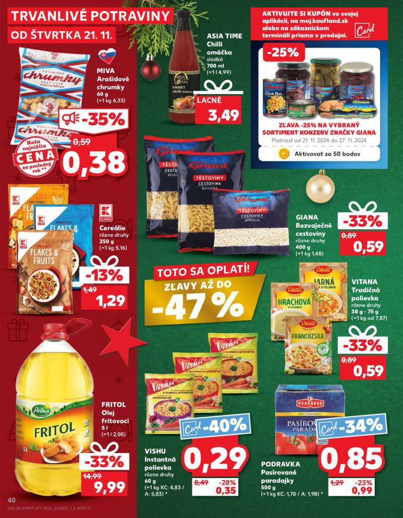 Kaufland Szlovákia Akciós Újság 40 oldal