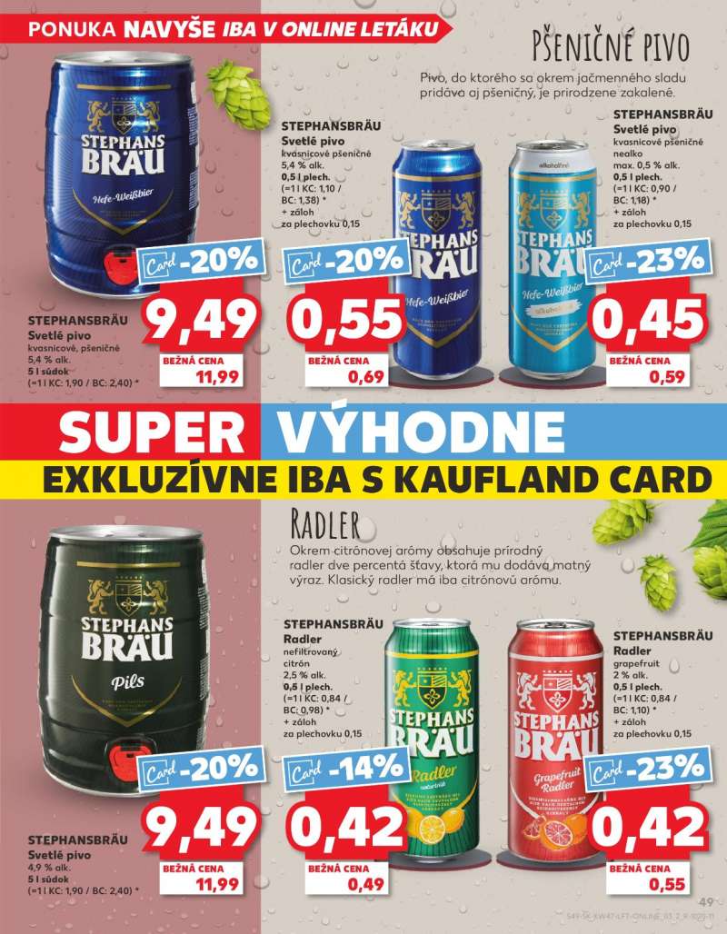 Kaufland Szlovákia Akciós Újság 49 oldal