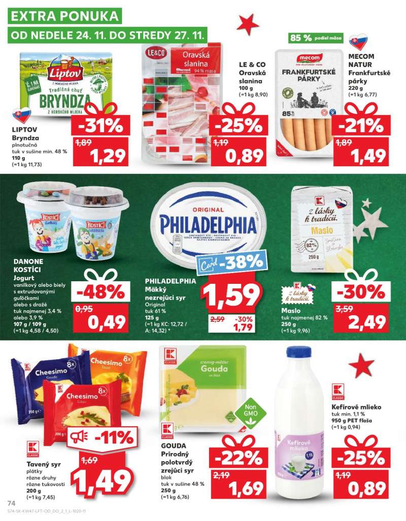 Kaufland Szlovákia Akciós Újság 74 oldal