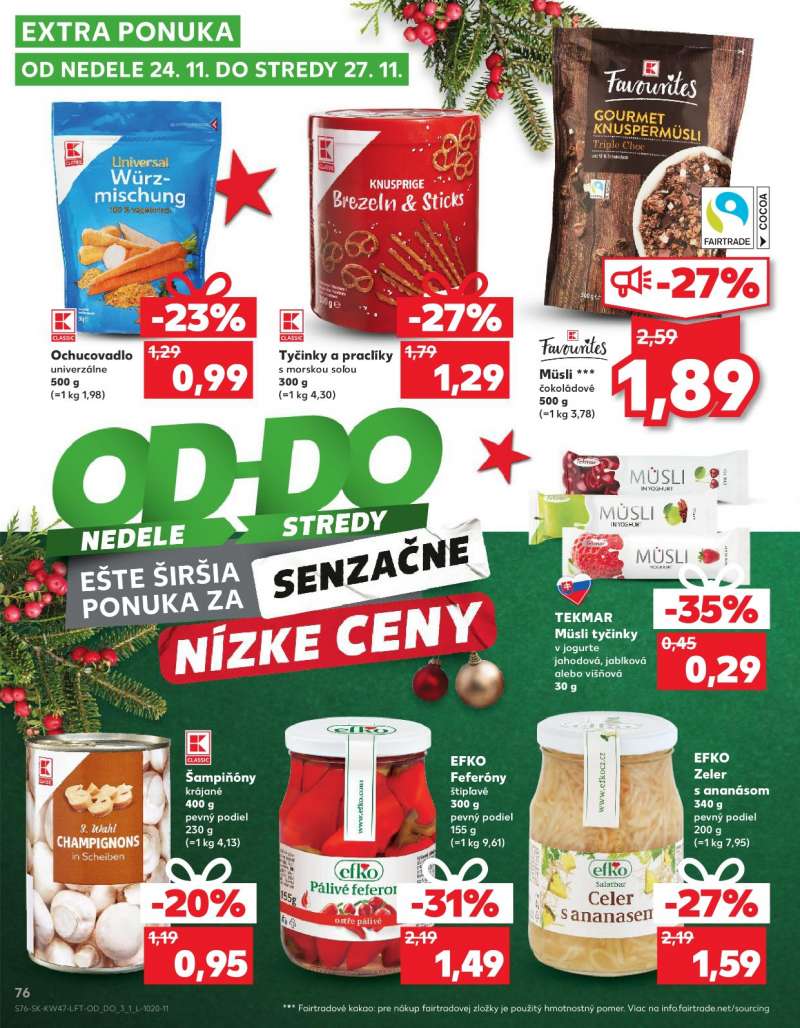 Kaufland Szlovákia Akciós Újság 76 oldal