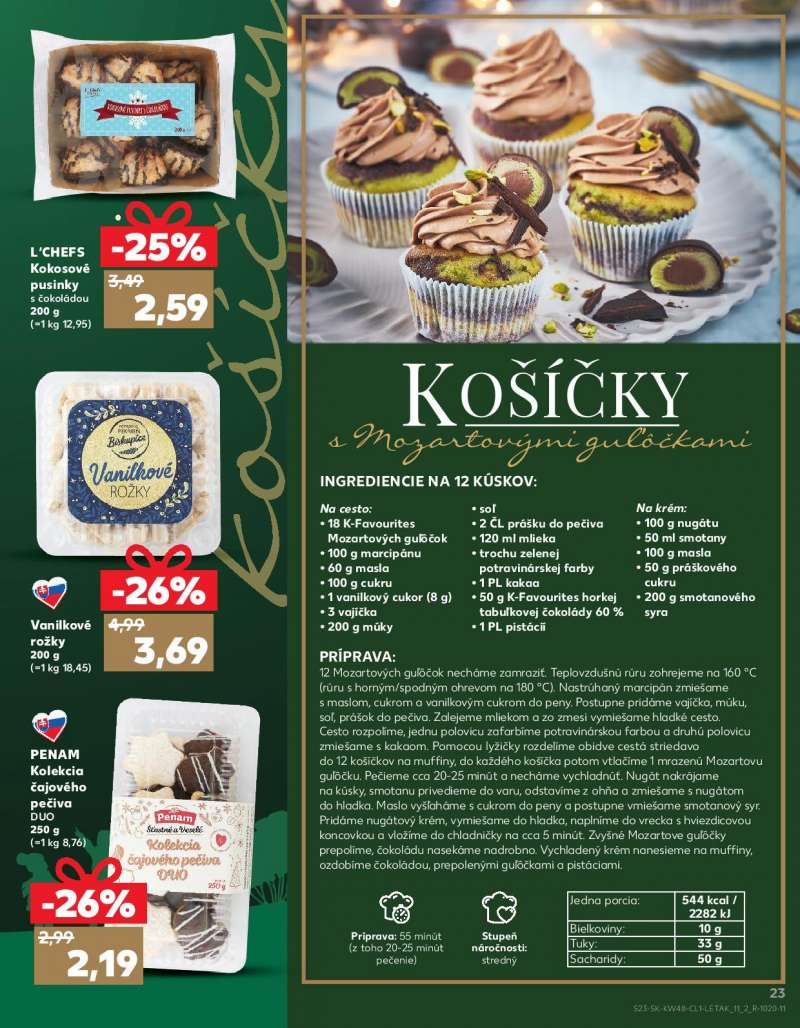 Kaufland Szlovákia Akciós Karácsonyi Újság 23 oldal