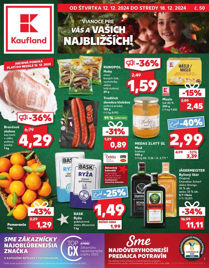 Kaufland Szlovákia Akciós Újság 1 oldal