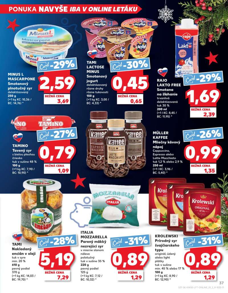 Kaufland Szlovákia Akciós Újság 37 oldal