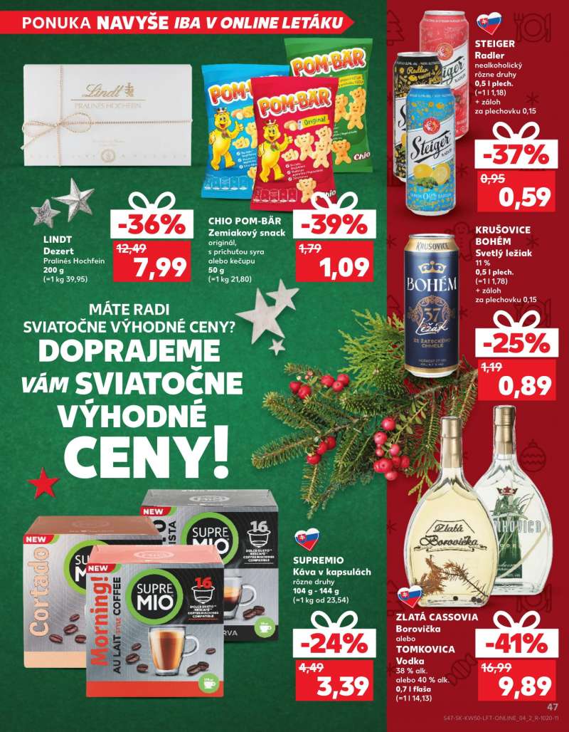 Kaufland Szlovákia Akciós Újság 47 oldal