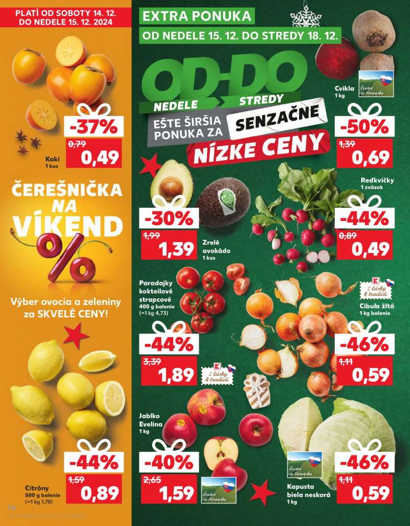 Kaufland Szlovákia Akciós Újság 74 oldal