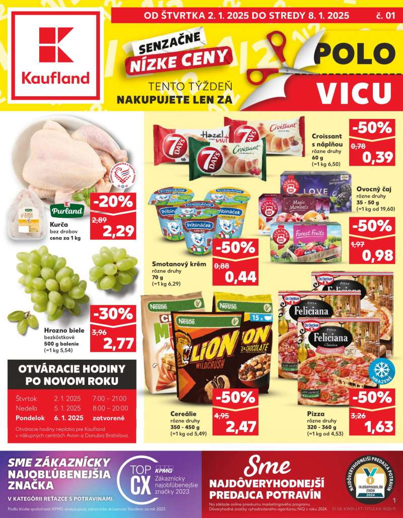 Kaufland Szlovákia Akciós Újság 1 oldal