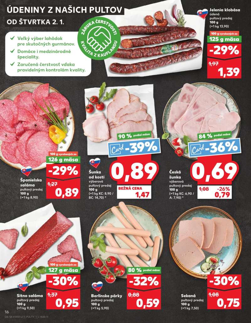 Kaufland Szlovákia Akciós Újság 16 oldal