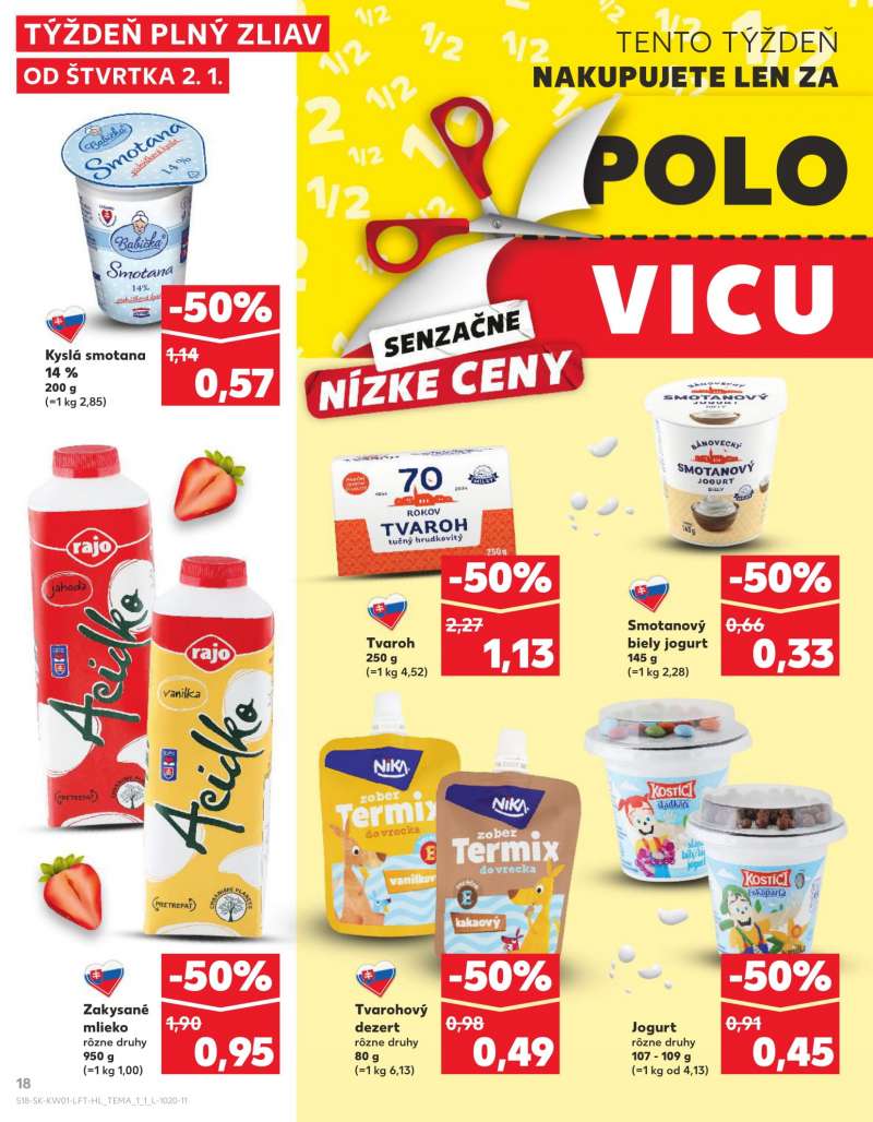 Kaufland Szlovákia Akciós Újság 18 oldal