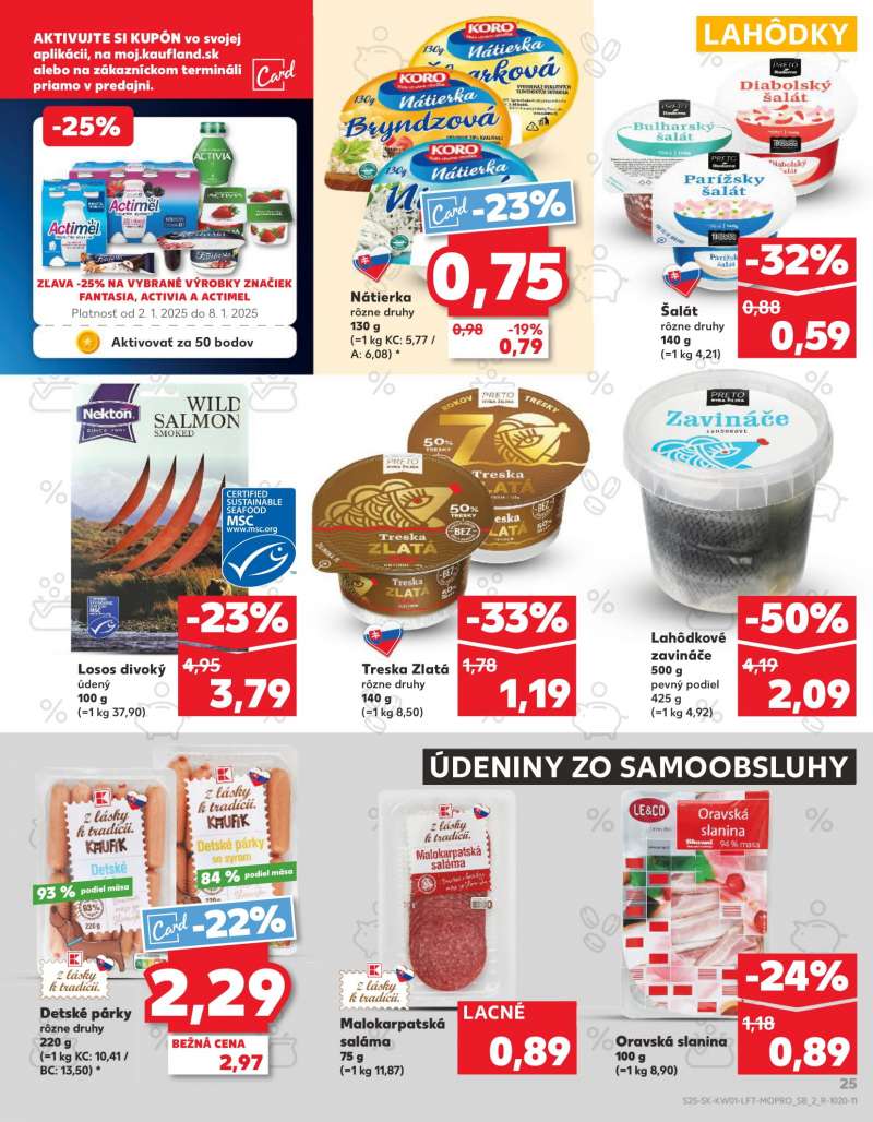 Kaufland Szlovákia Akciós Újság 25 oldal