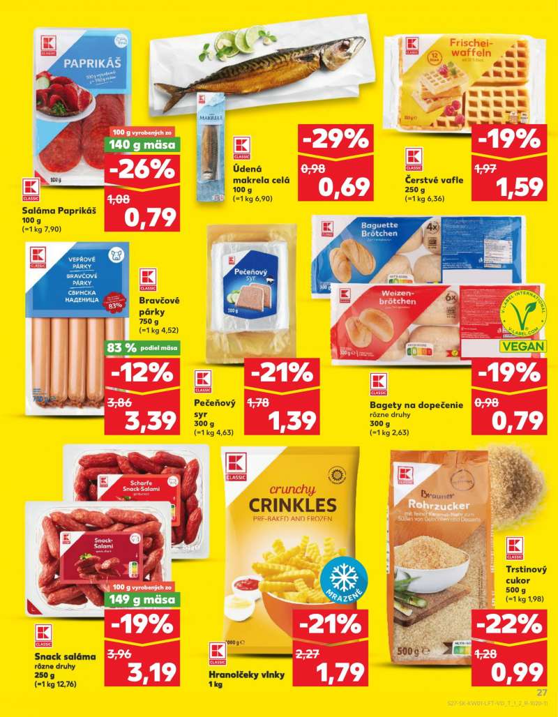 Kaufland Szlovákia Akciós Újság 27 oldal