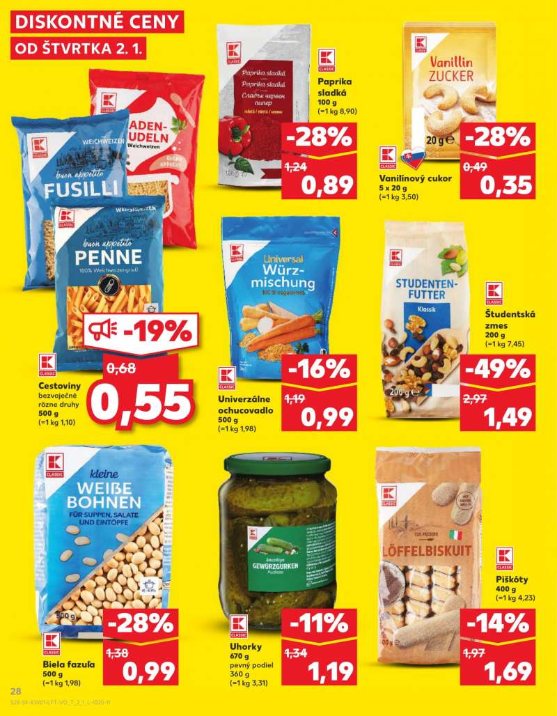 Kaufland Szlovákia Akciós Újság 28 oldal