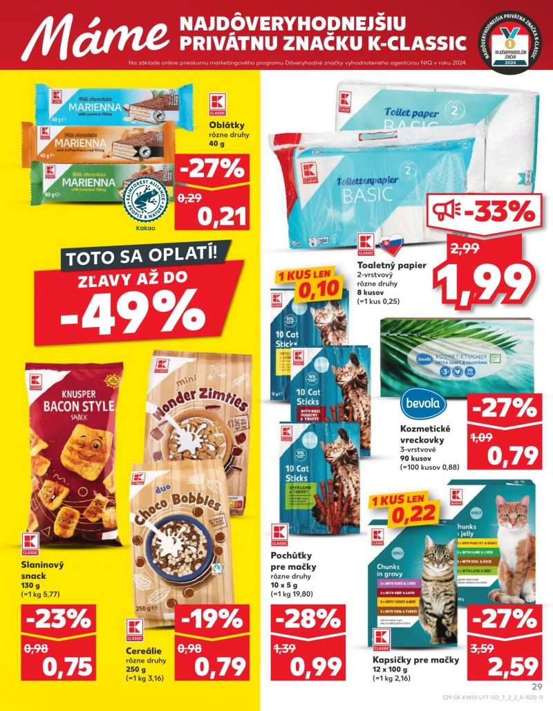 Kaufland Szlovákia Akciós Újság 29 oldal