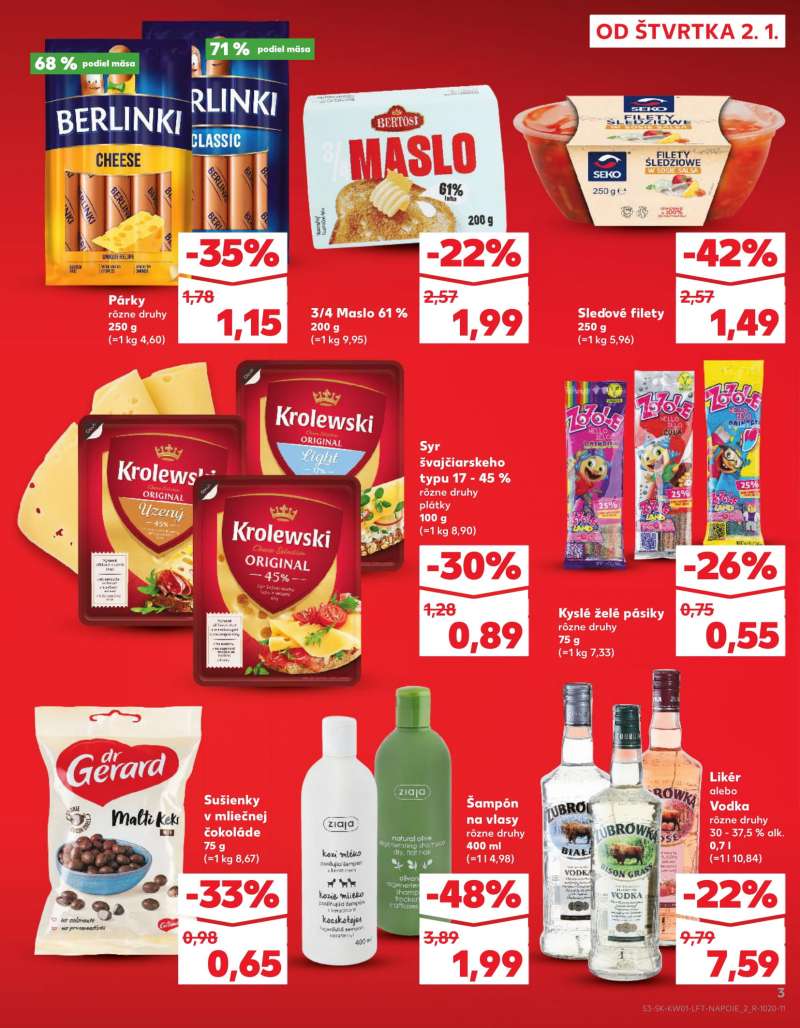 Kaufland Szlovákia Akciós Újság 3 oldal