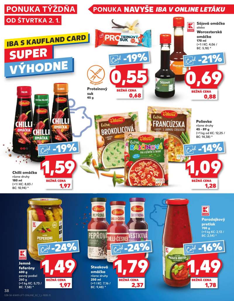 Kaufland Szlovákia Akciós Újság 38 oldal