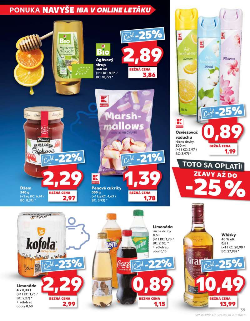 Kaufland Szlovákia Akciós Újság 39 oldal