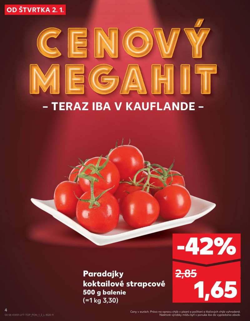 Kaufland Szlovákia Akciós Újság 4 oldal