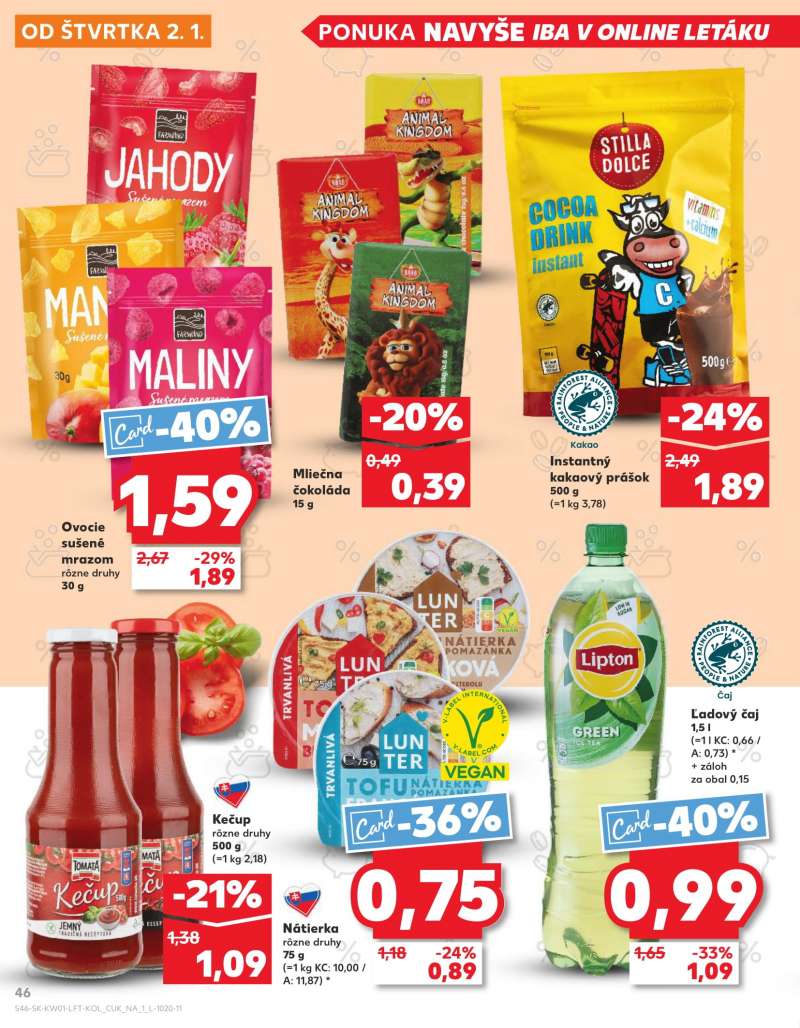 Kaufland Szlovákia Akciós Újság 46 oldal