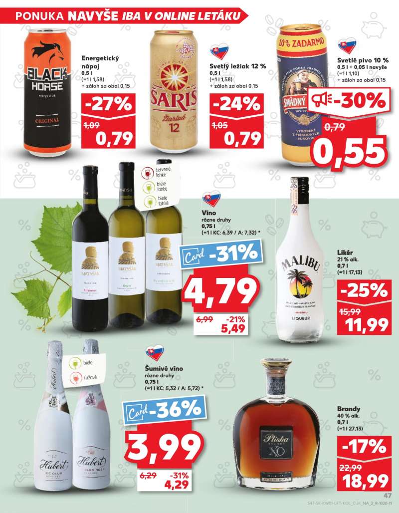 Kaufland Szlovákia Akciós Újság 47 oldal