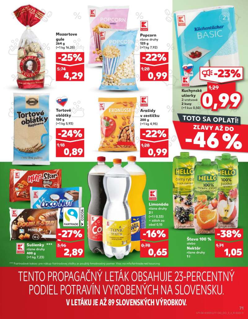 Kaufland Szlovákia Akciós Újság 71 oldal