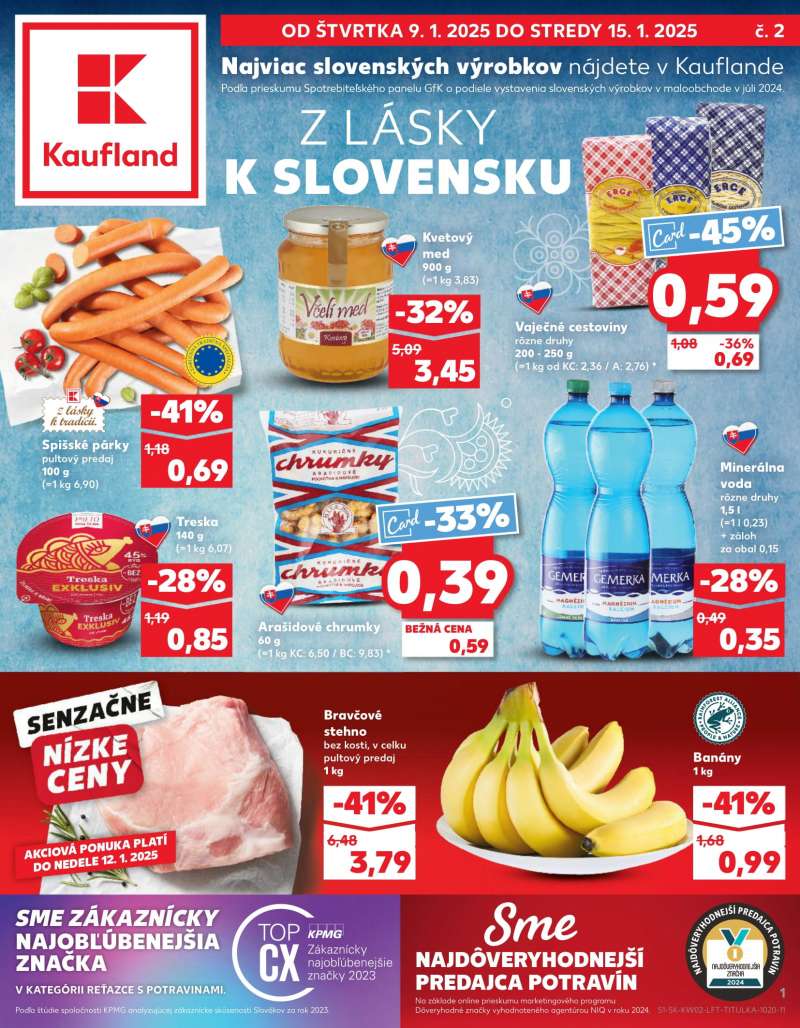 Kaufland Szlovákia Akciós Újság 1 oldal