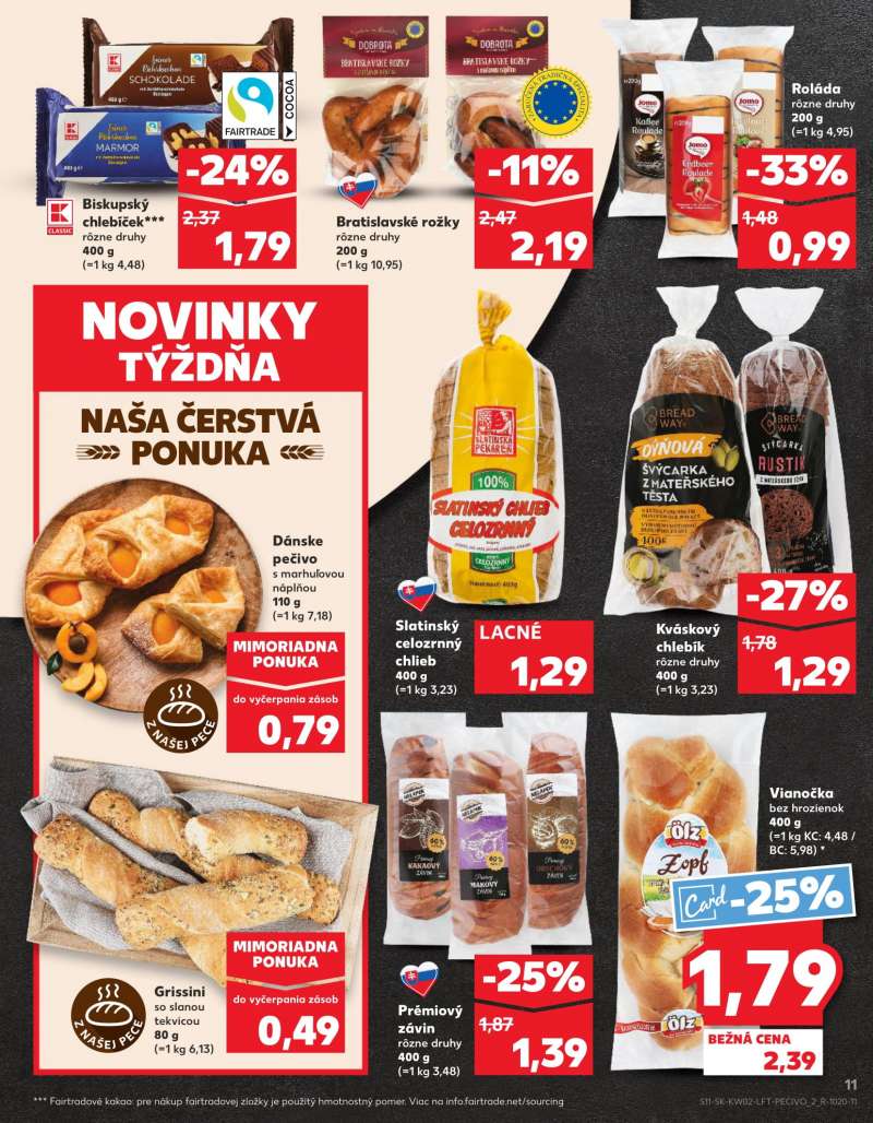 Kaufland Szlovákia Akciós Újság 11 oldal