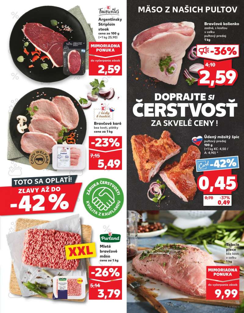 Kaufland Szlovákia Akciós Újság 15 oldal