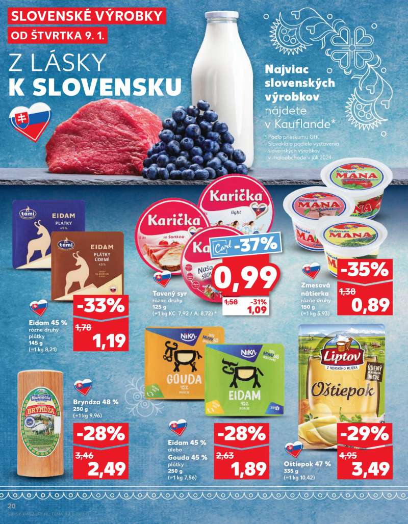 Kaufland Szlovákia Akciós Újság 20 oldal