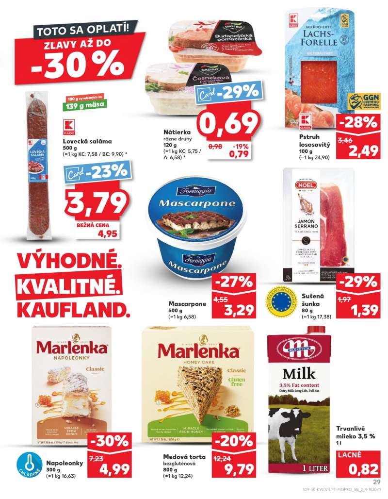 Kaufland Szlovákia Akciós Újság 29 oldal