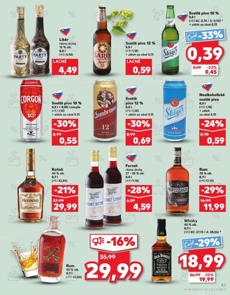 Kaufland Szlovákia Akciós Újság 47 oldal