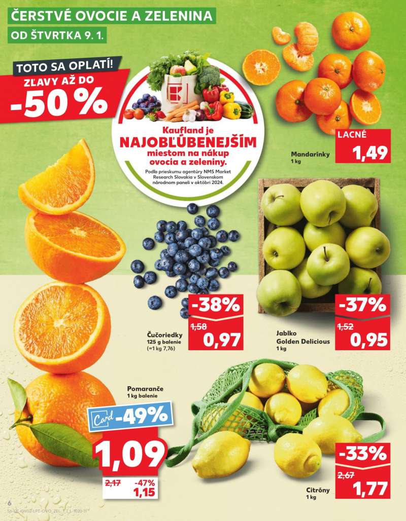 Kaufland Szlovákia Akciós Újság 6 oldal