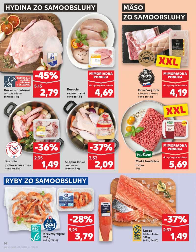 Kaufland Szlovákia Akciós Újság 14 oldal