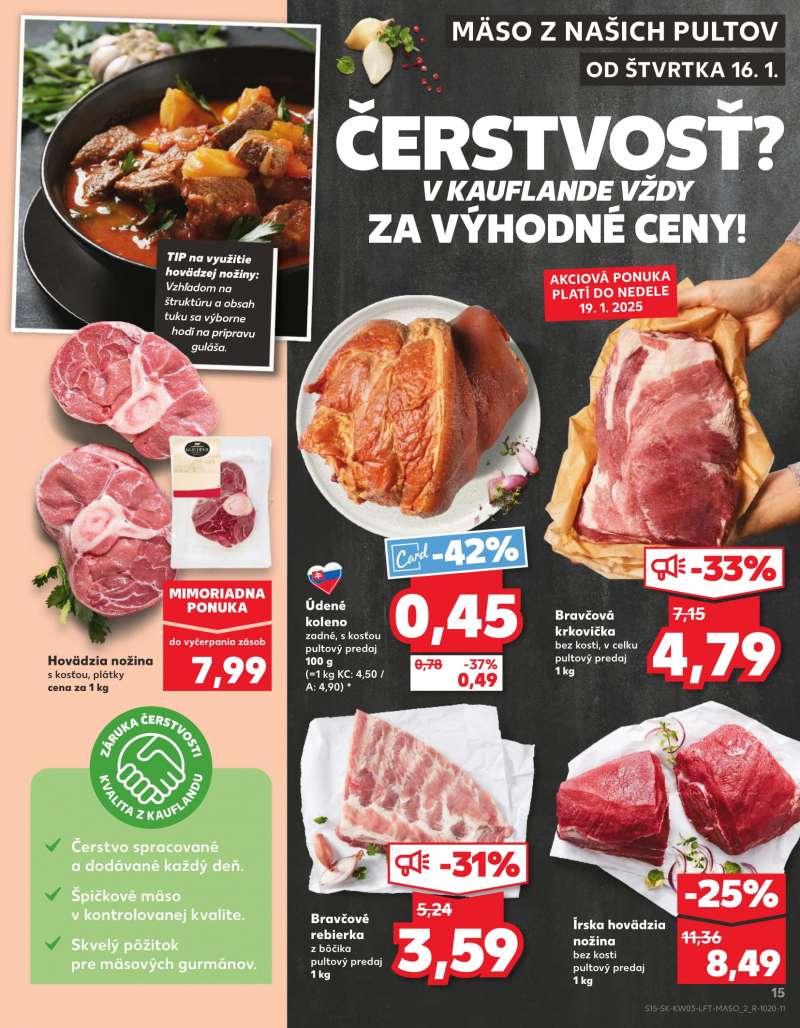 Kaufland Szlovákia Akciós Újság 15 oldal