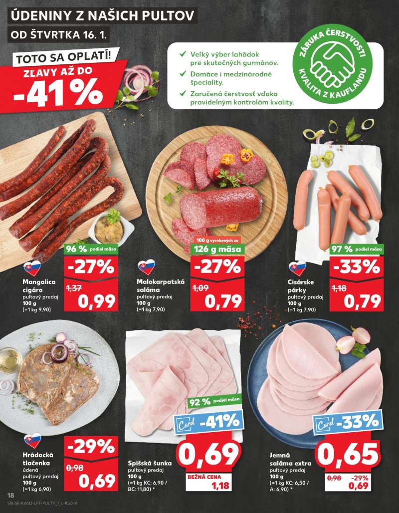 Kaufland Szlovákia Akciós Újság 18 oldal