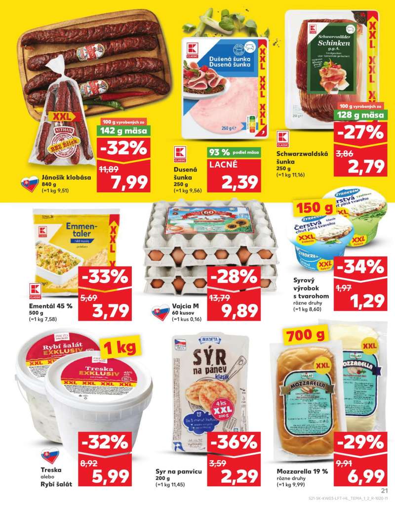 Kaufland Szlovákia Akciós Újság 21 oldal