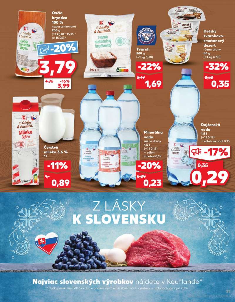 Kaufland Szlovákia Akciós Újság 37 oldal