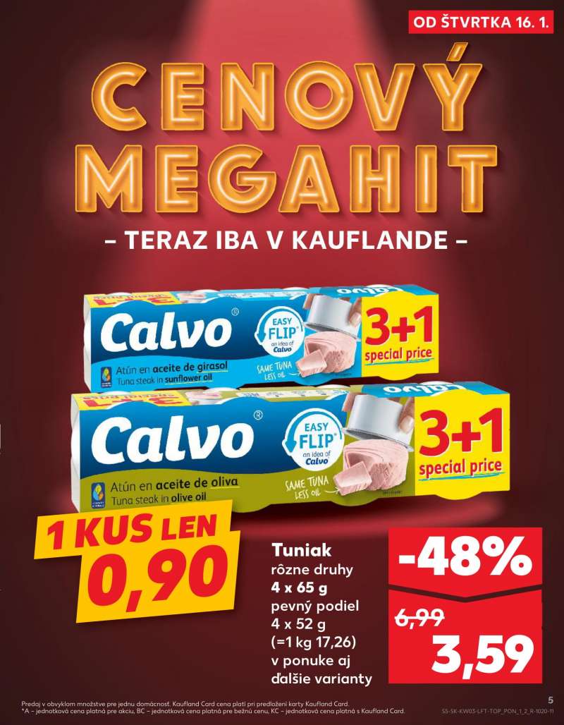 Kaufland Szlovákia Akciós Újság 5 oldal