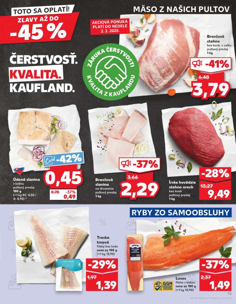 Kaufland Szlovákia Akciós Újság 13 oldal