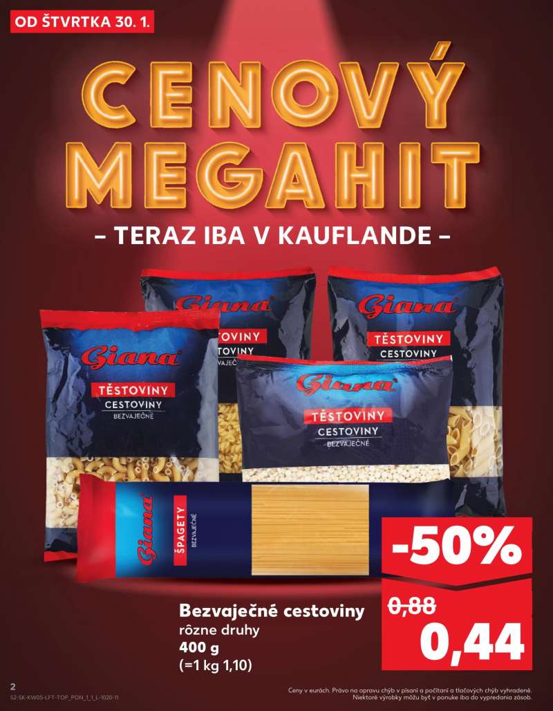 Kaufland Szlovákia Akciós Újság 2 oldal