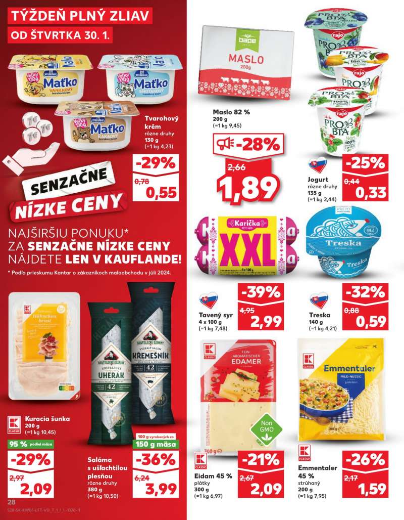 Kaufland Szlovákia Akciós Újság 28 oldal