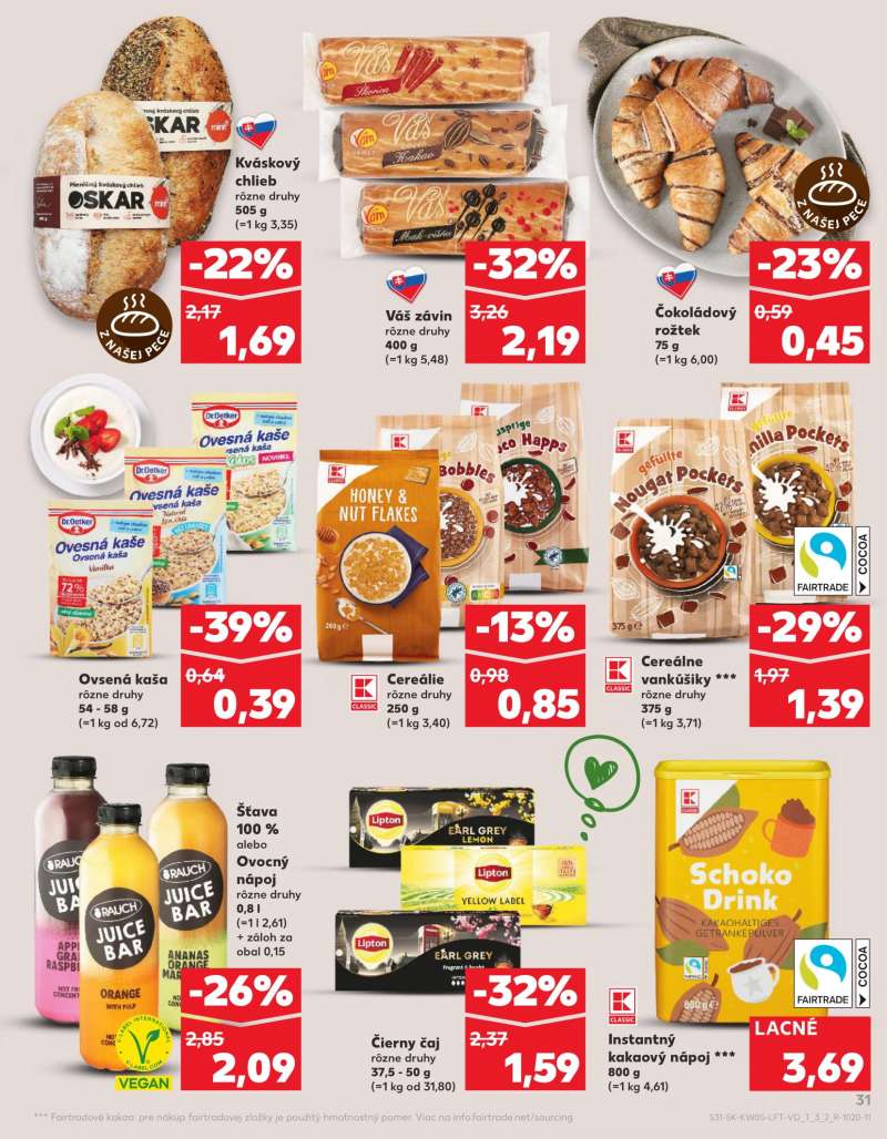 Kaufland Szlovákia Akciós Újság 31 oldal