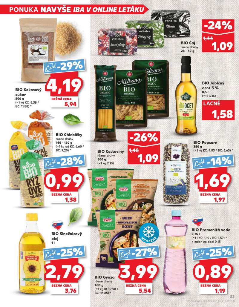 Kaufland Szlovákia Akciós Újság 33 oldal