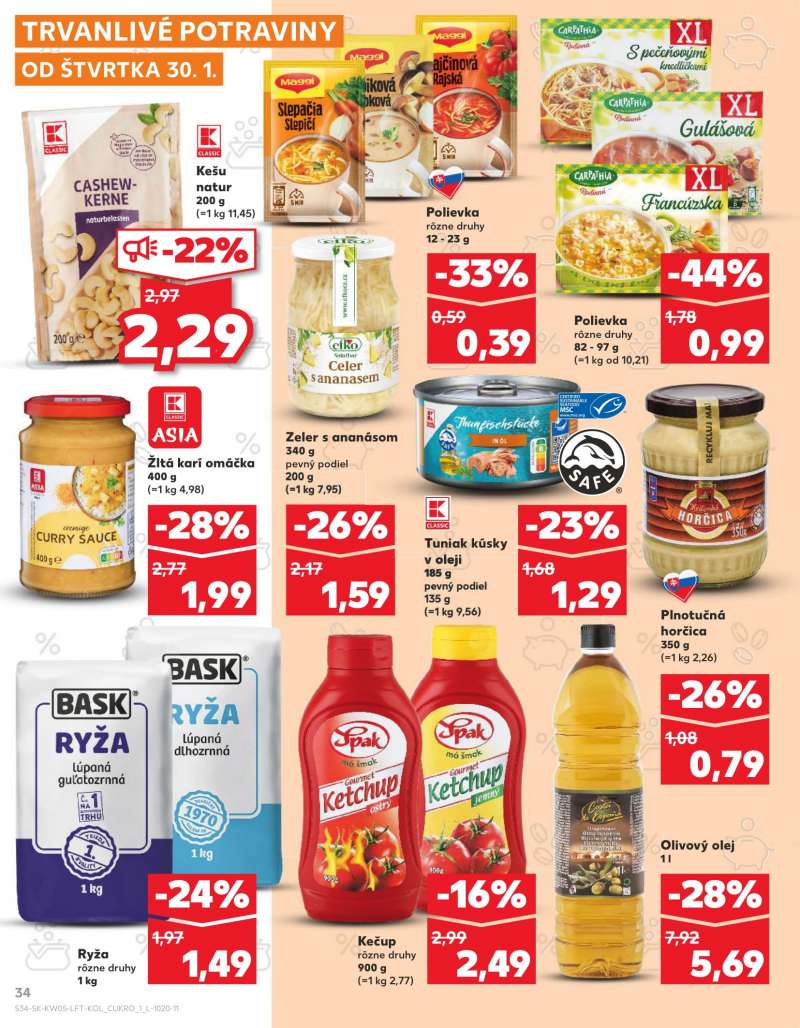 Kaufland Szlovákia Akciós Újság 34 oldal