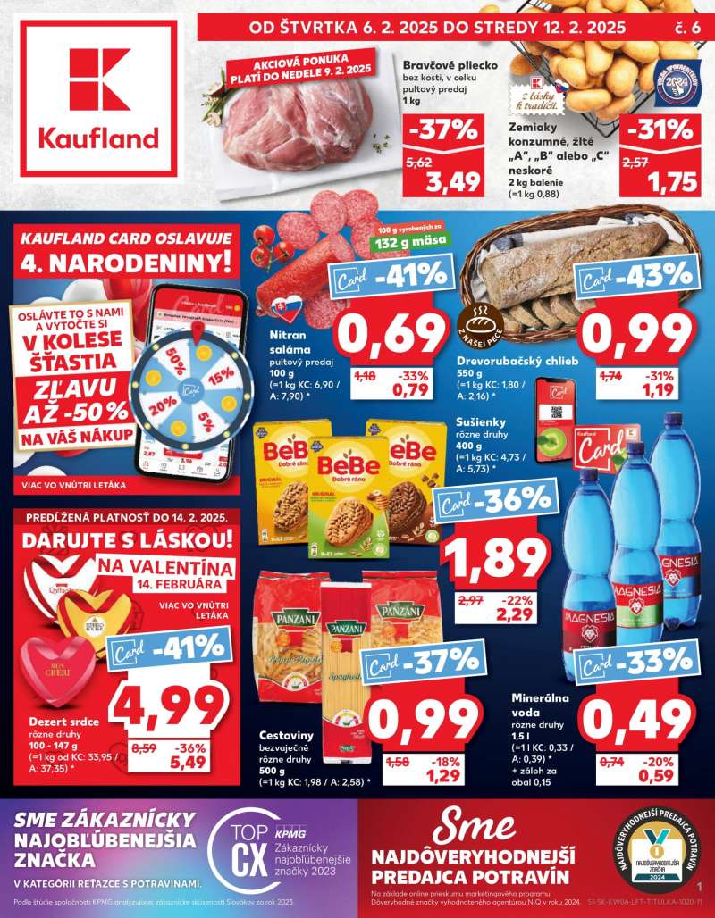 Kaufland Szlovákia Akciós Újság 1 oldal