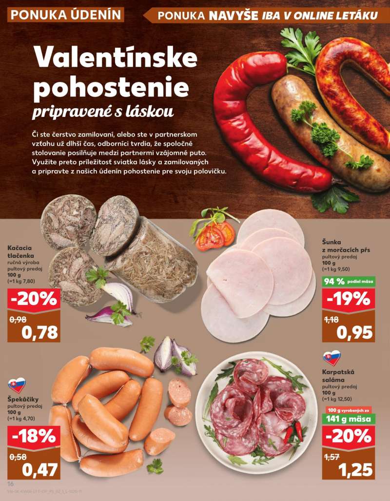 Kaufland Szlovákia Akciós Újság 16 oldal