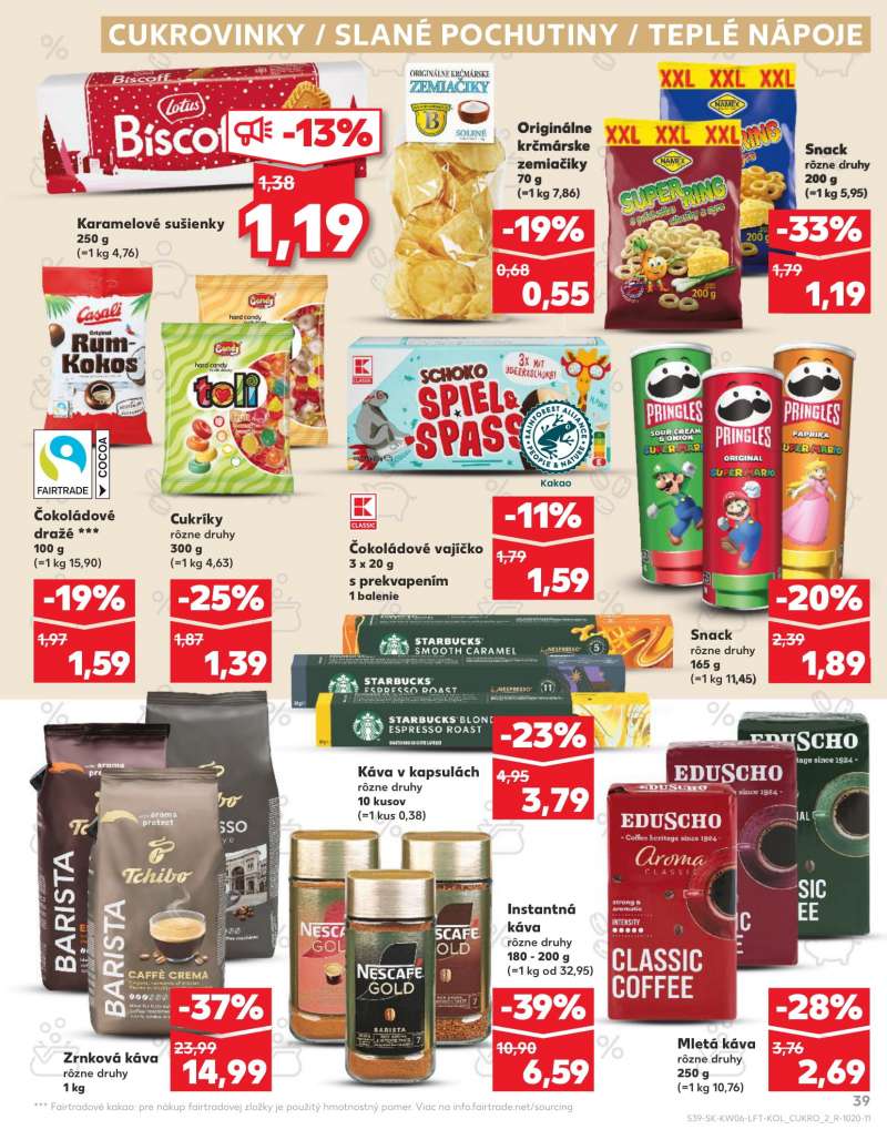 Kaufland Szlovákia Akciós Újság 39 oldal