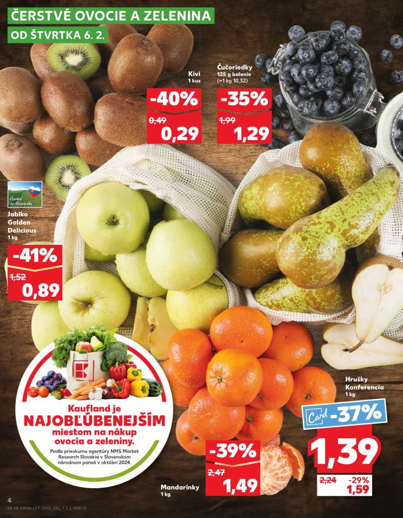 Kaufland Szlovákia Akciós Újság 4 oldal