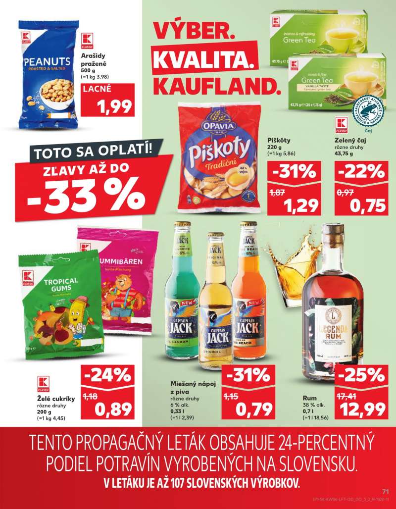 Kaufland Szlovákia Akciós Újság 71 oldal