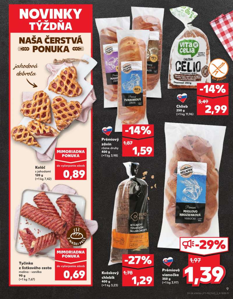 Kaufland Szlovákia Akciós Újság 9 oldal