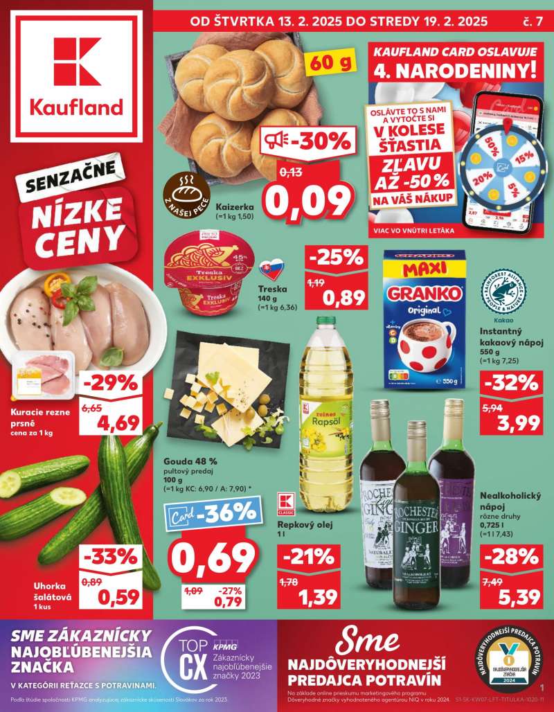 Kaufland Szlovákia Akciós Újság 1 oldal