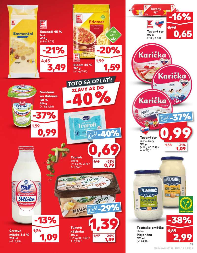 Kaufland Szlovákia Akciós Újság 19 oldal